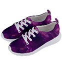 Blue Glowing Flowers Women s Lightweight Sports Shoes View2