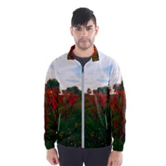 Red Weeds Men s Windbreaker by okhismakingart