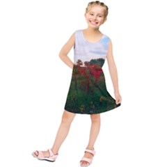 Red Weeds Kids  Tunic Dress by okhismakingart