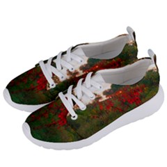 Red Weeds Women s Lightweight Sports Shoes by okhismakingart