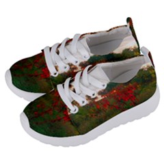 Red Weeds Kids  Lightweight Sports Shoes by okhismakingart