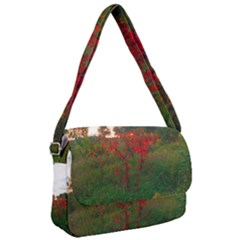 Red Weeds Courier Bag by okhismakingart