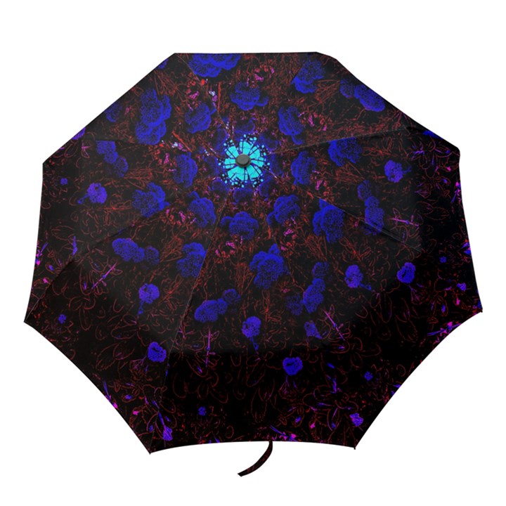 Red-Edged Blue Sedum Folding Umbrella