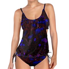 Red-edged Blue Sedum Tankini Set by okhismakingart