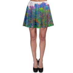 Neon Weeds Skater Skirt by okhismakingart