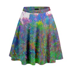 Neon Weeds High Waist Skirt by okhismakingart