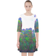 Neon Weeds Pocket Dress by okhismakingart