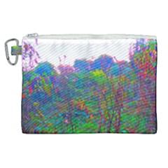 Neon Weeds Canvas Cosmetic Bag (xl) by okhismakingart