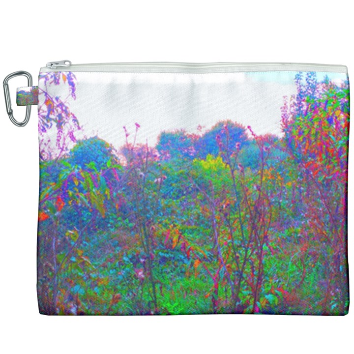 Neon Weeds Canvas Cosmetic Bag (XXXL)