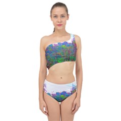 Neon Weeds Spliced Up Two Piece Swimsuit by okhismakingart