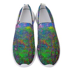 Neon Weeds Women s Slip On Sneakers by okhismakingart