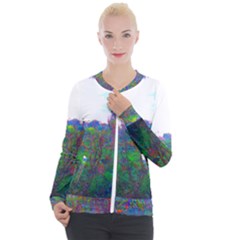 Neon Weeds Casual Zip Up Jacket