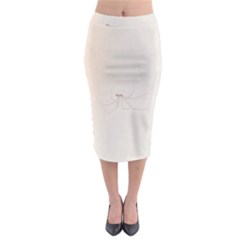 Hanging Spider Midi Pencil Skirt by okhismakingart