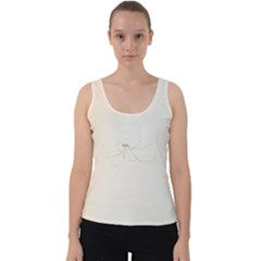 Hanging Spider Velvet Tank Top