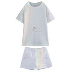 Hanging Spider Kids  Swim Tee And Shorts Set