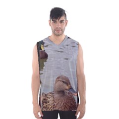 Framed Ducks Men s Basketball Tank Top by okhismakingart