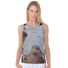 Framed Ducks Women s Basketball Tank Top by okhismakingart