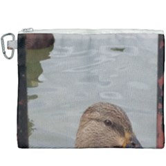 Framed Ducks Canvas Cosmetic Bag (xxxl) by okhismakingart