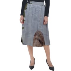 Framed Ducks Classic Velour Midi Skirt 