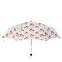 Cute Floral Drawing Motif Pattern Folding Umbrellas View3