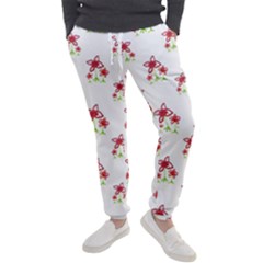 Cute Floral Drawing Motif Pattern Men s Jogger Sweatpants