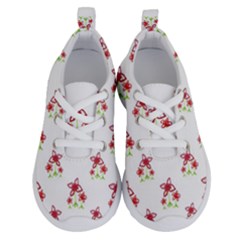 Cute Floral Drawing Motif Pattern Running Shoes