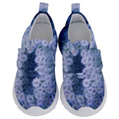 Light Blue Closing Queen Annes Lace Kids  Velcro No Lace Shoes by okhismakingart