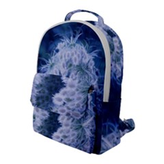 Light Blue Closing Queen Annes Lace Flap Pocket Backpack (large) by okhismakingart