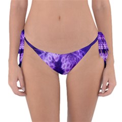 Dark Purple Closing Queen Annes Lace Reversible Bikini Bottom by okhismakingart