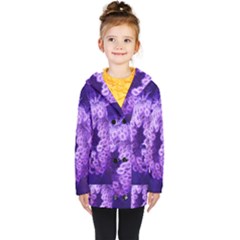 Dark Purple Closing Queen Annes Lace Coat