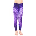 Dark Purple Closing Queen Annes Lace Kids  Legging View1