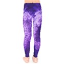 Dark Purple Closing Queen Annes Lace Kids  Legging View2