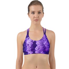 Dark Purple Closing Queen Annes Lace Back Web Sports Bra by okhismakingart