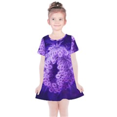 Dark Purple Closing Queen Annes Lace Kids  Simple Cotton Dress