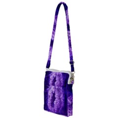 Dark Purple Closing Queen Annes Lace Multi Function Travel Bag