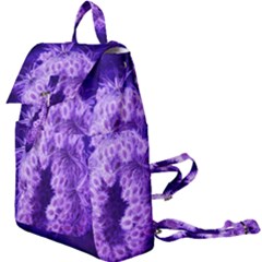 Dark Purple Closing Queen Annes Lace Buckle Everyday Backpack