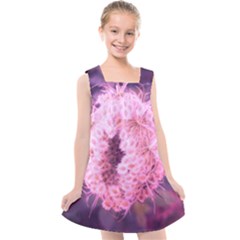 Pink Closing Queen Annes Lace Kids  Cross Back Dress