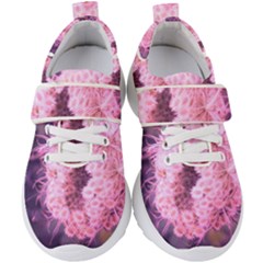 Pink Closing Queen Annes Lace Kids  Velcro Strap Shoes by okhismakingart