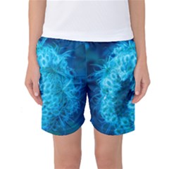 Blue Closing Queen Annes Lace Women s Basketball Shorts by okhismakingart