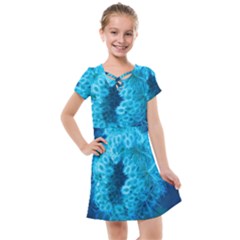 Blue Closing Queen Annes Lace Kids  Cross Web Dress by okhismakingart