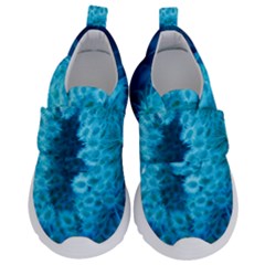 Blue Closing Queen Annes Lace Kids  Velcro No Lace Shoes by okhismakingart