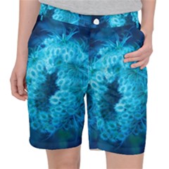 Blue Closing Queen Annes Lace Pocket Shorts