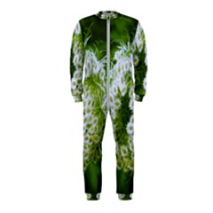 Green Closing Queen Annes Lace Onepiece Jumpsuit (kids) by okhismakingart