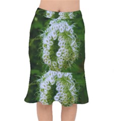 Green Closing Queen Annes Lace Mermaid Skirt by okhismakingart