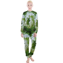 Green Closing Queen Annes Lace Women s Lounge Set by okhismakingart