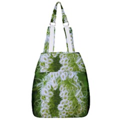 Green Closing Queen Annes Lace Center Zip Backpack