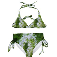 Green Closing Queen Annes Lace Kids  Classic Bikini Set