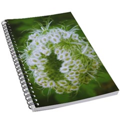 Green Closing Queen Annes Lace 5 5  X 8 5  Notebook