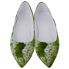 Green Closing Queen Annes Lace Women s Low Heels by okhismakingart