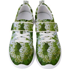 Green Closing Queen Annes Lace Men s Velcro Strap Shoes by okhismakingart